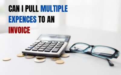 Can I pull multiple expenses to an invoice?