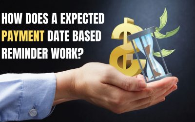 How does a expected payment date based reminder work?