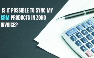 Is it possible to sync my CRM products in Zoho Invoice?