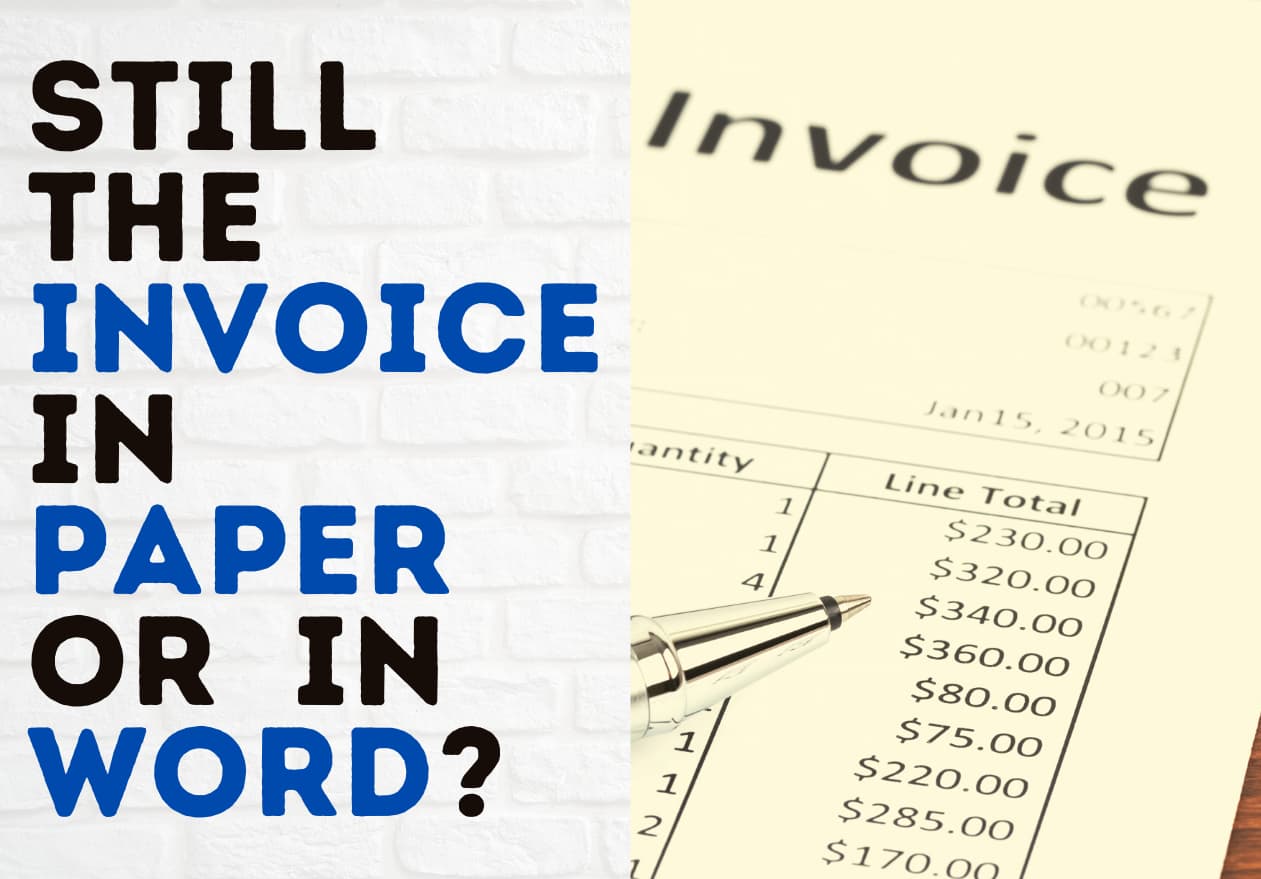 Still Invoice in Paper