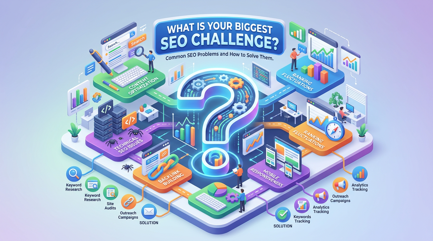 What Is Your Biggest SEO Challenge? Common SEO Problems and How to Solve Them