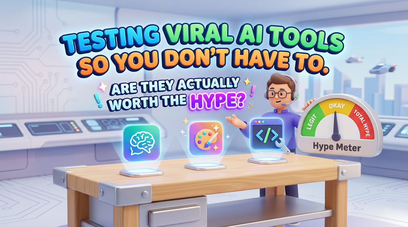 Testing Viral AI Tools So You Don’t Have To: Are They Actually Worth the Hype?