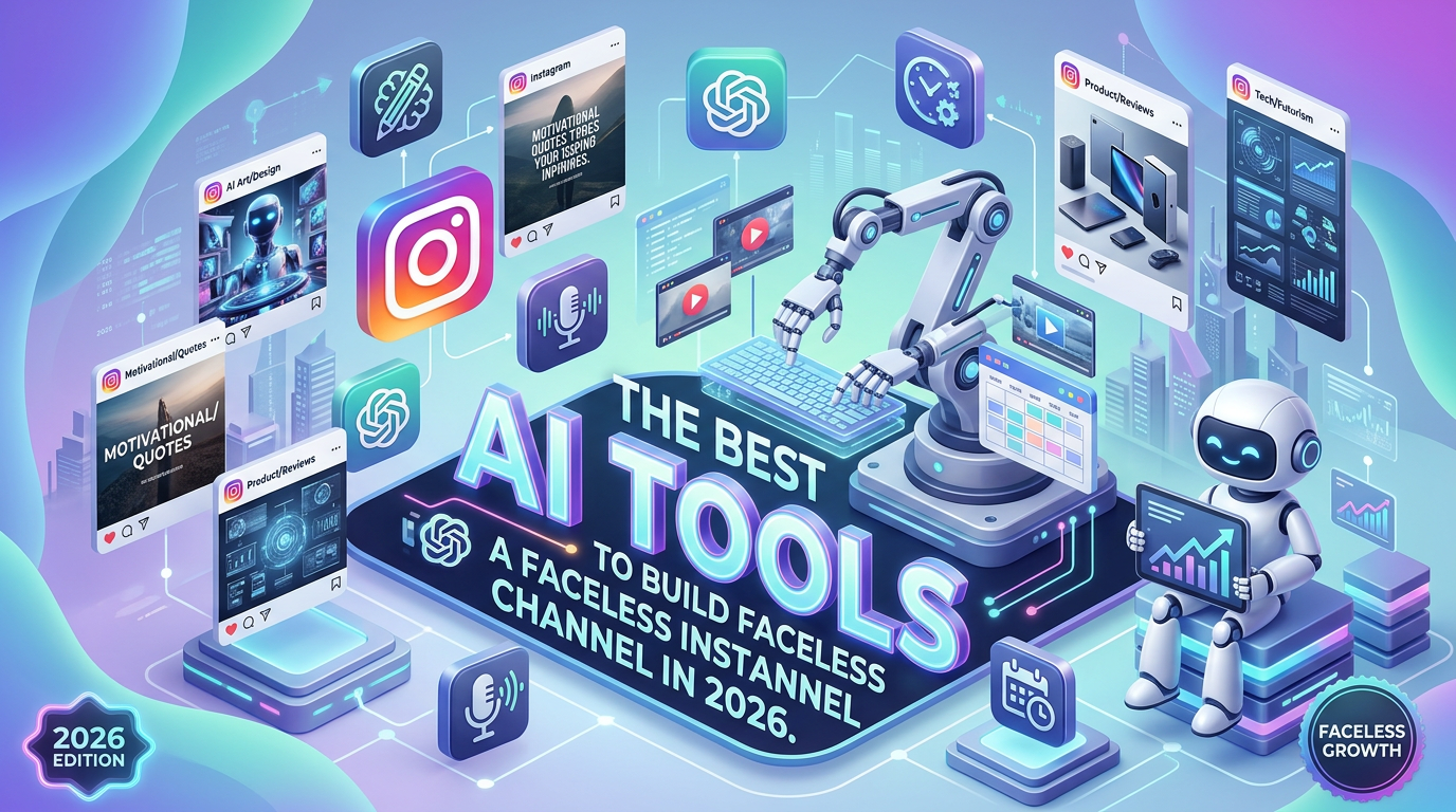 The Best AI Tools to Build a Faceless Instagram Channel in 2026