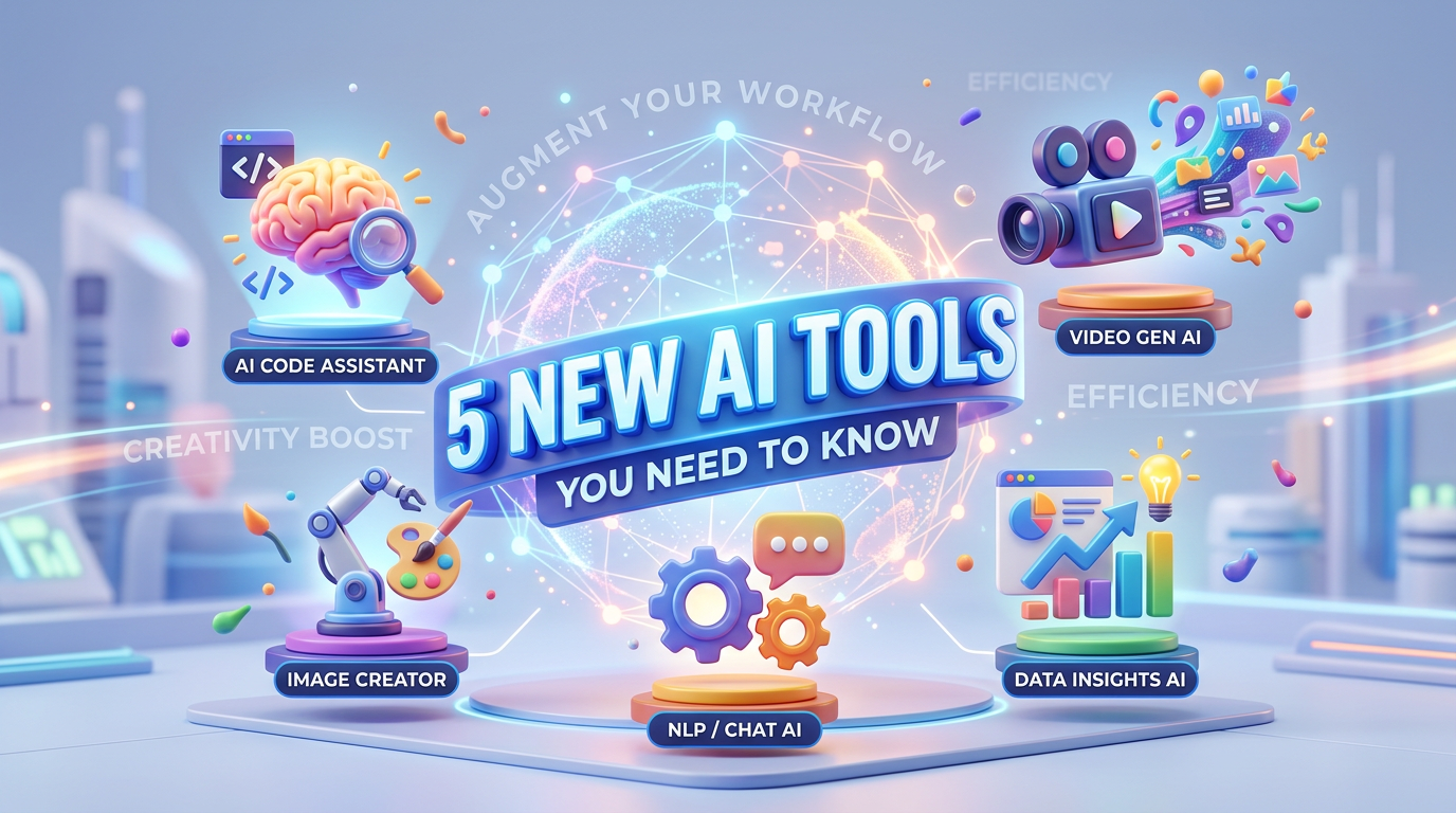 5 New AI Tools You Need to Know About This Week