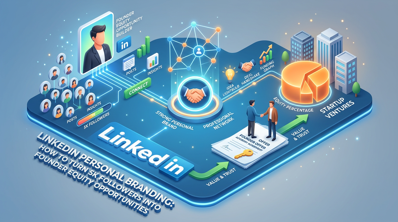 LinkedIn Personal Branding: How to Turn 5K Followers Into Founder Equity Opportunities