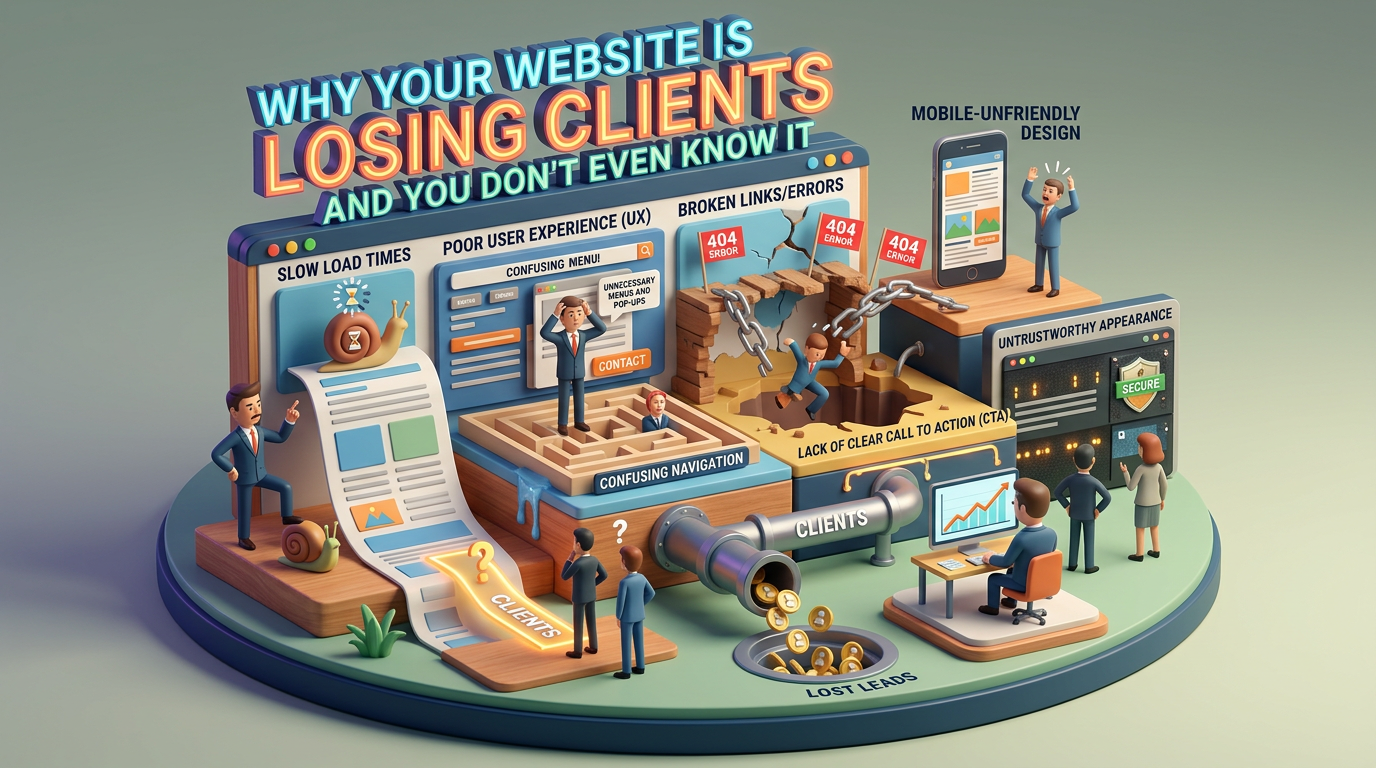 Why Your Website Is Losing Clients and You Don’t Even Know It