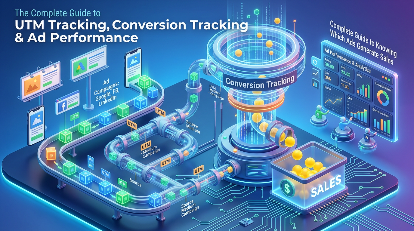 UTM Tracking, Conversion Tracking & Ad Performance: A Complete Guide to Knowing Which Ads Actually Generate Sales