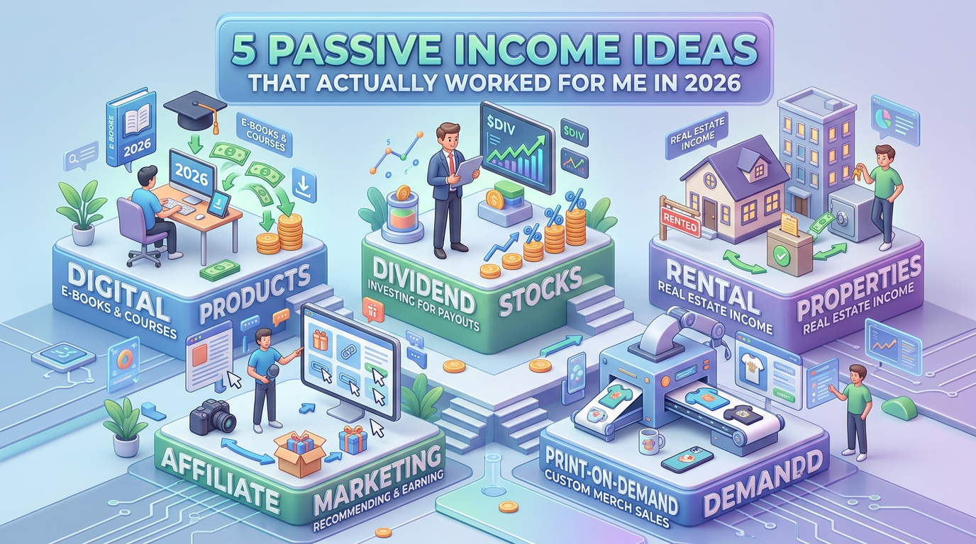 5 Passive Income Ideas That Actually Worked for Me in 2026