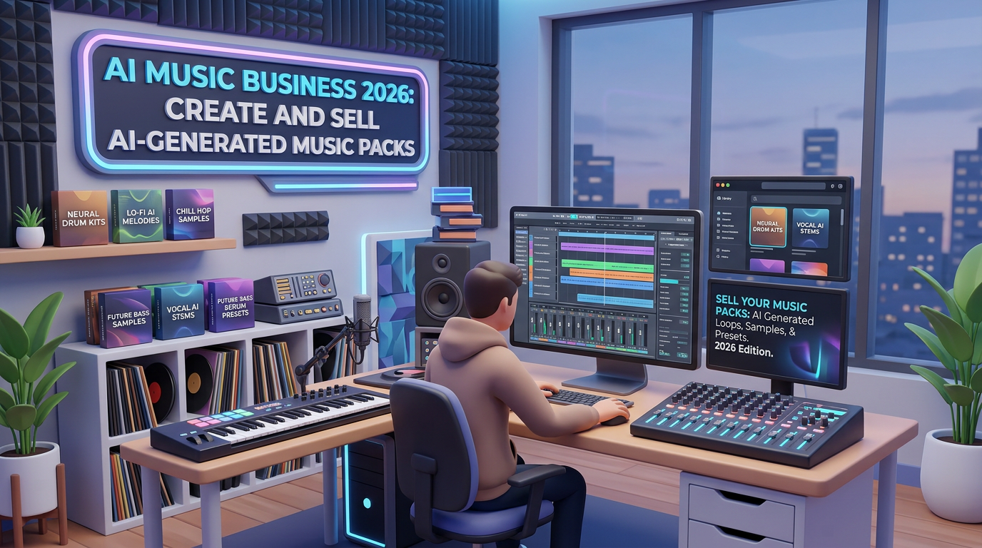 AI Music Business in 2026: How to Create and Sell AI-Generated Music Packs