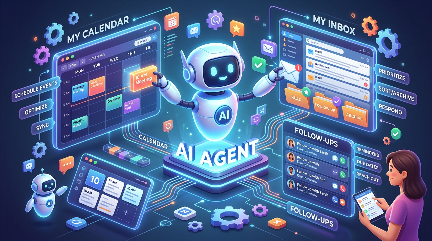 How AI Agents Can Manage Your Calendar, Inbox, and Follow-Ups Together
