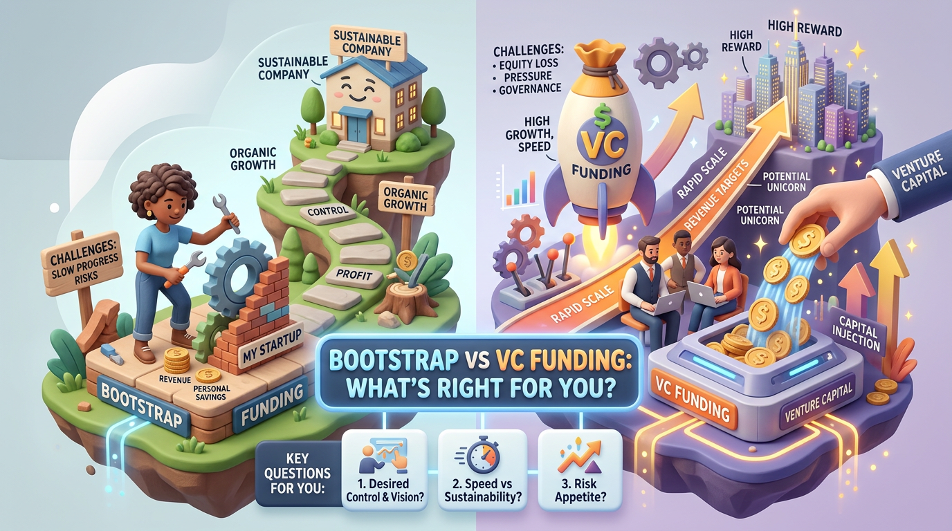 Bootstrap vs VC Funding: What’s Right for You?