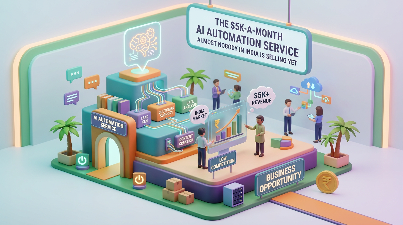 The $5K-a-Month AI aAutomation Service Almost Nobody in India Is Selling Yet