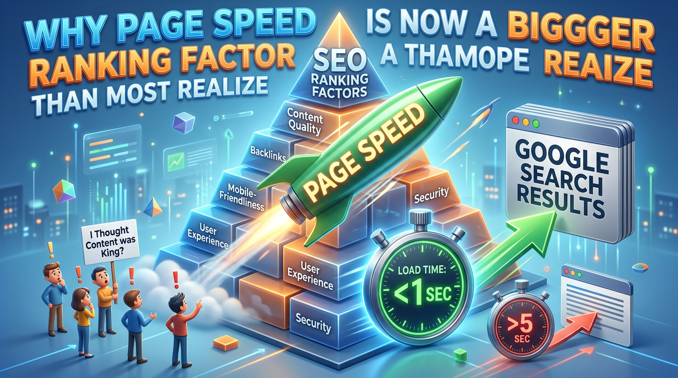 Why Page Speed Is Now a Bigger Ranking Factor Than Most People Realize