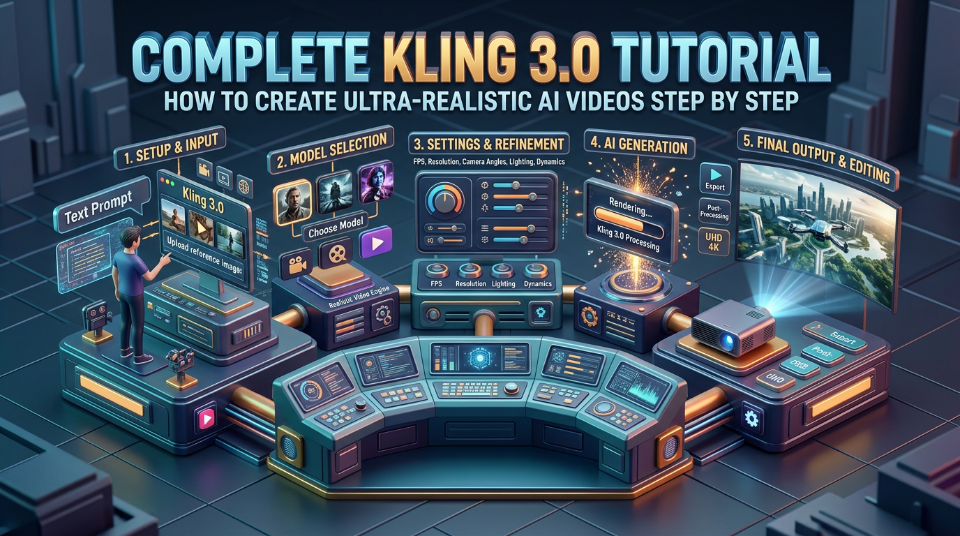 Complete Kling 3.0 Tutorial: How to Create Ultra-Realistic AI Videos Step by Step