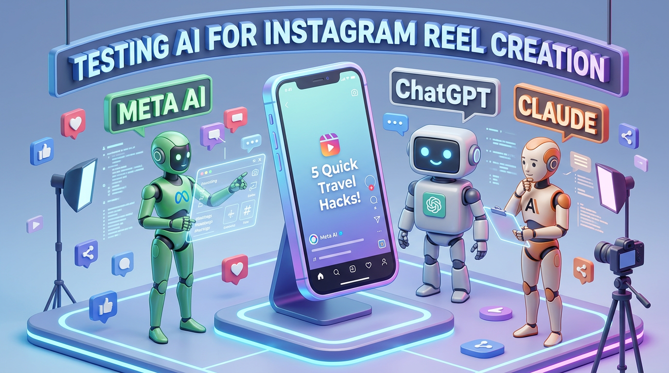 Meta AI vs ChatGPT vs Claude: Testing Meta AI for Instagram Reel Content Creation